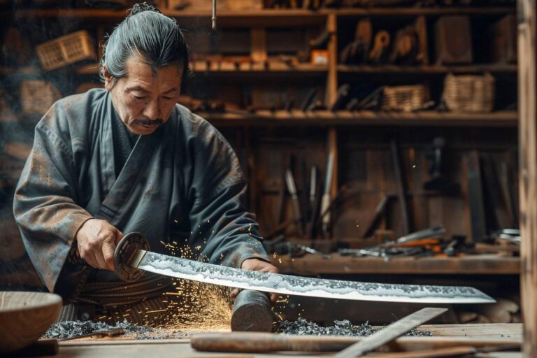 Le savoir-faire des maîtres forgerons japonais contemporains